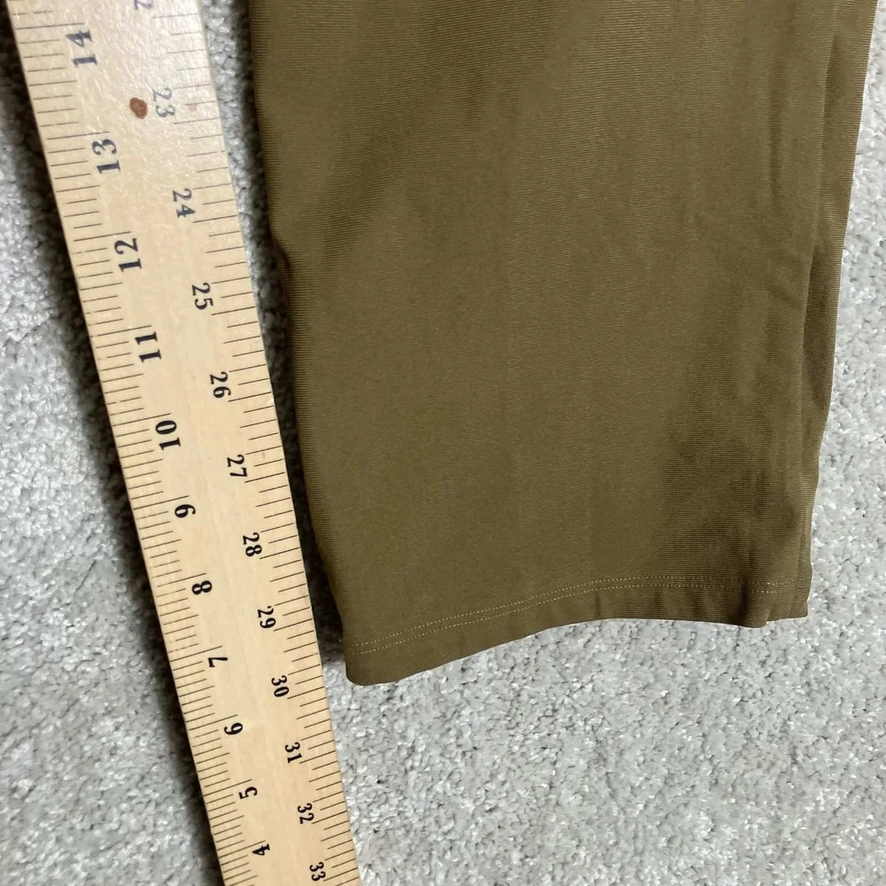 Lululemon Commission Pants Mens 34x30 Brown Classic Fit Chino Stretch Golf